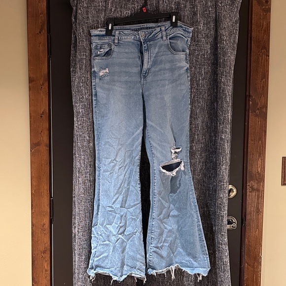 American Eagle Outfitters Denim - American Eagle Outfitters Light Blue Flare Jeans